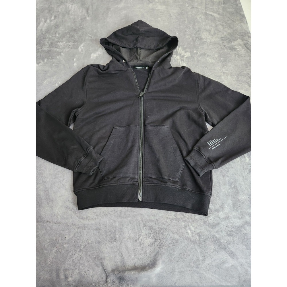 New Drifter Los Angeles Men's Black Zip Hoodie Medium M Sample One Of a Kind
